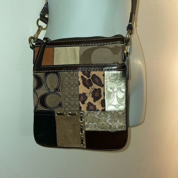 Vintage Y2K Coach Patchwork crossbody bag - Picture 4 of 6